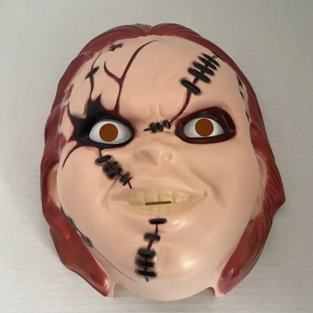 Chucky Childs Play Good Guy Costume Halloween Cosplay Adjustable Mask w/…